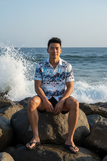 Asian Rocky Beach