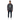 Charcoal hoodie with black jeans