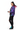 Female gamer look side view