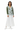 Female model - spring look with white dress