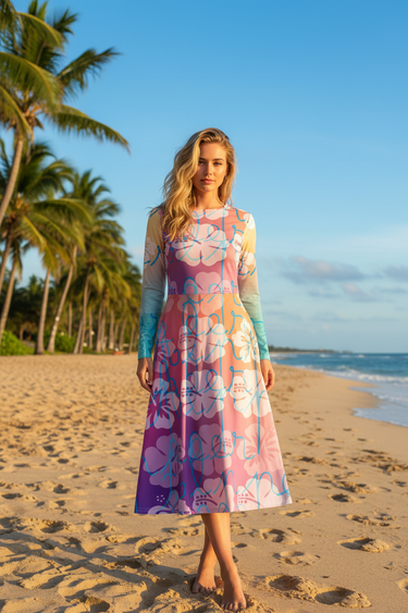 Look 3 – Blonde Model, Beach