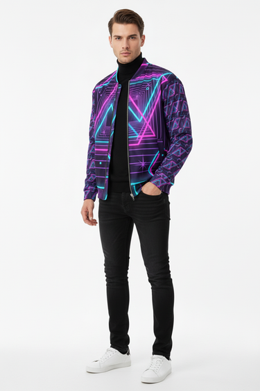 Male urban look with turtleneck