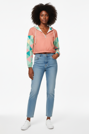 Black woman denim