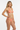 Blonde female model confident pose