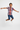 Boy jumping playful