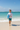 Boy Running with Boogie Board