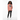 Dusty rose hoodie - Black female model