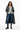 Female model - winter look with long coat