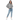 Latina model with light blue jeans