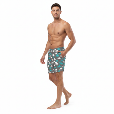 Latino model walking