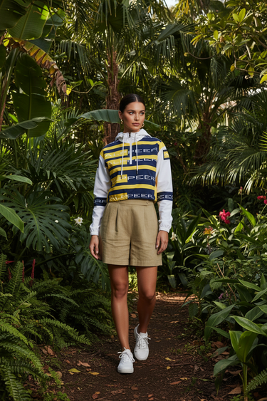 Linen Shorts Garden