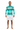 Look 5 - White Boardshorts