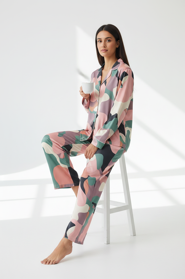 Matching camo set - sitting elegantly