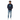 Navy hoodie casual look