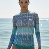 Rash Guard Head to Toe Ocean