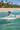 Teal Rash Guard Paddling