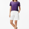 White Linen Shorts